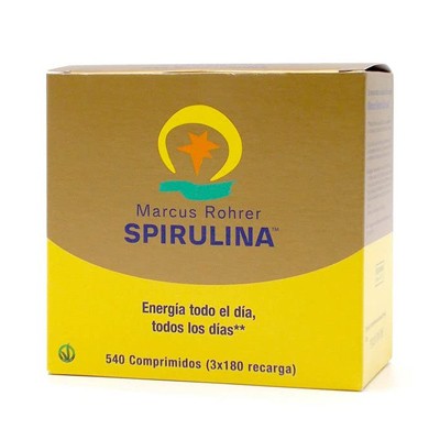 Marcus Rohrer Spirulina 540 comp, recarga