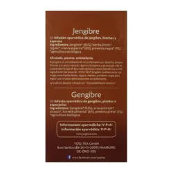 Yogi Tea Jengibre | Farmacia Barata