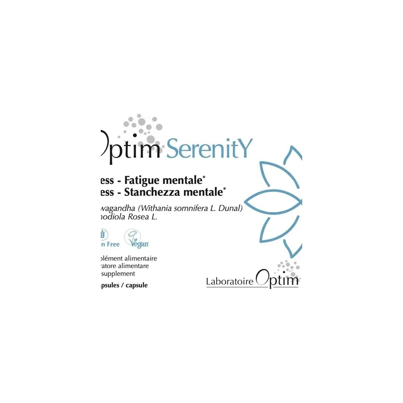 Optim Serenity 30 cápsulas | Farmacia Barata