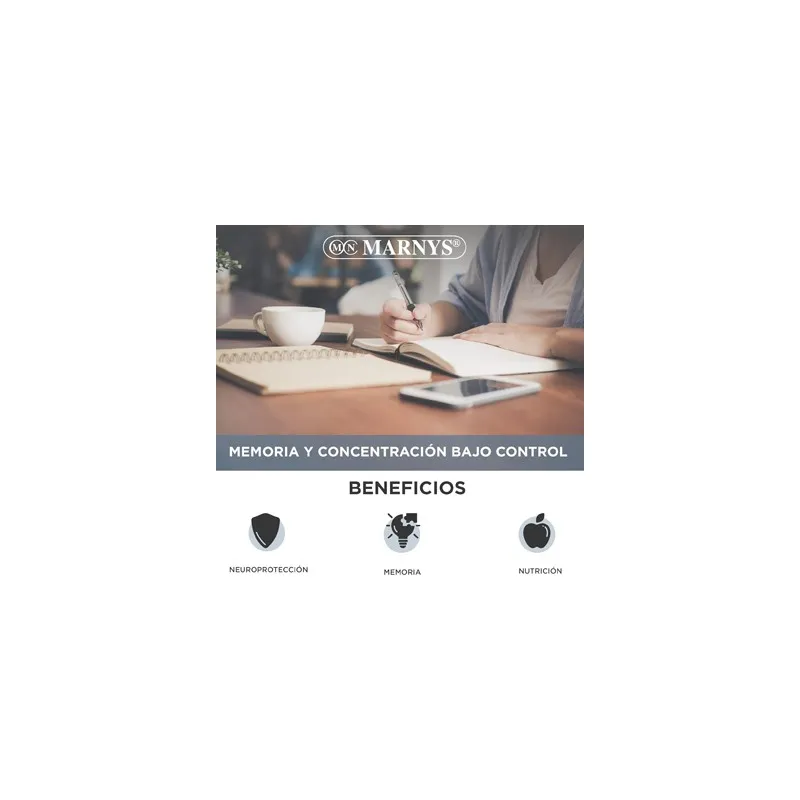 Marnys Memory Plus 30 cápsulas | Farmacia Barata