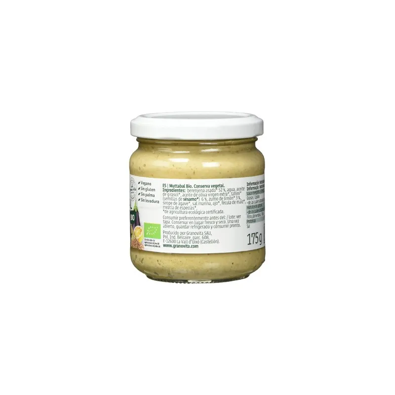 Granovita Pate Muttabal 175g Bio | Farmacia Barata