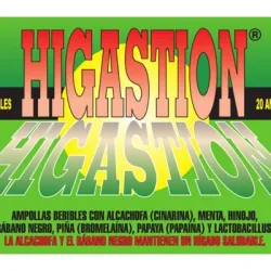 Higastion 20 ampollas | Farmacia Barata