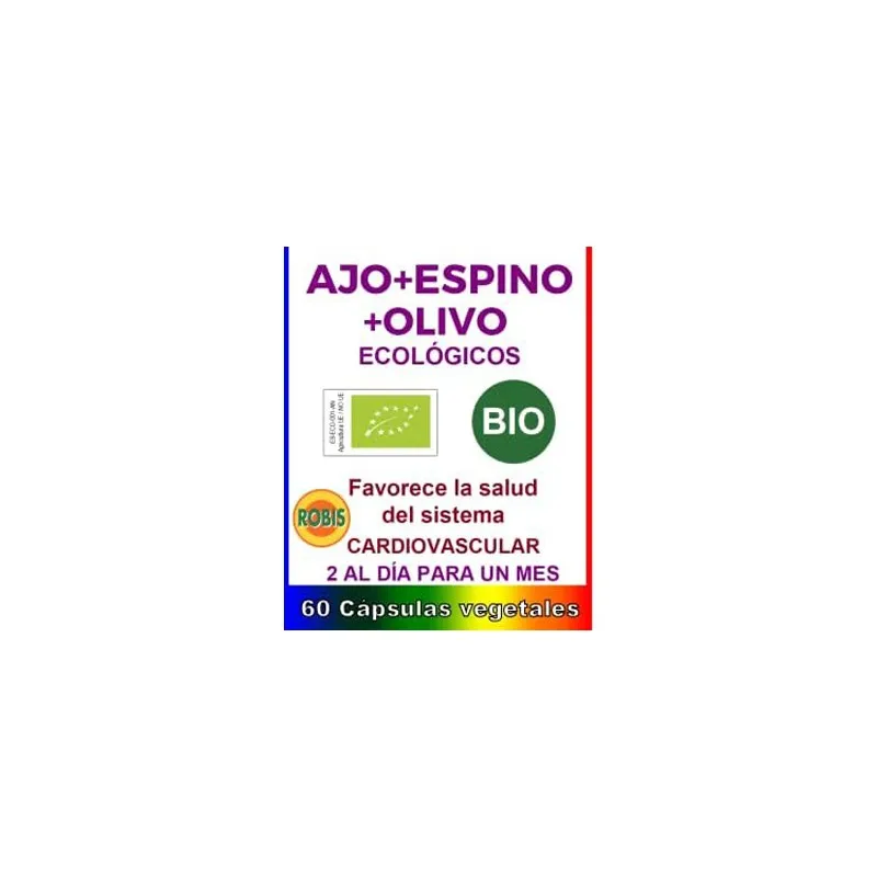 Robis Ajo Olivo Espino 60 cápsulas eco | Farmacia Barata