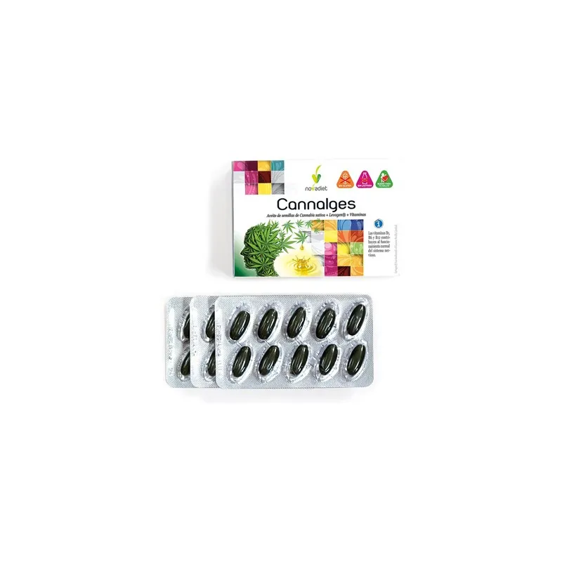 Nova Diet Cannalges 30 cápsulas | Farmacia Barata