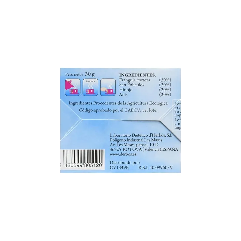 Derbos Infusión Bio Lax | Farmacia Barata