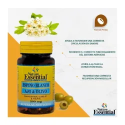 Nature Espino Blanco Ajo Olivo | Farmacia Barata