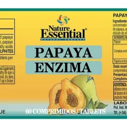 nature essential papaya 60 tabletas nature essential papaya 60 tabletas