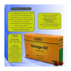 Zeus Omega 50 30/20 TG 120 cápsulas | Farmacia Barata
