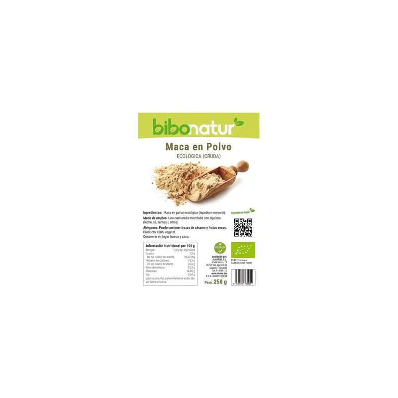 Bio Bibonatur Maca en Polvo 250g | Farmacia Barata Bio Bibonatur Maca en Polvo 250g | Farmacia Barata