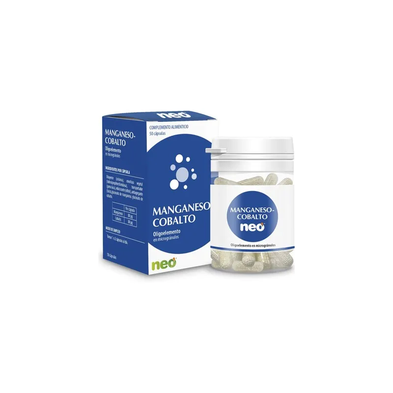 Neo Manganeso Cobalto 50 cápsulas | Farmacia Barata