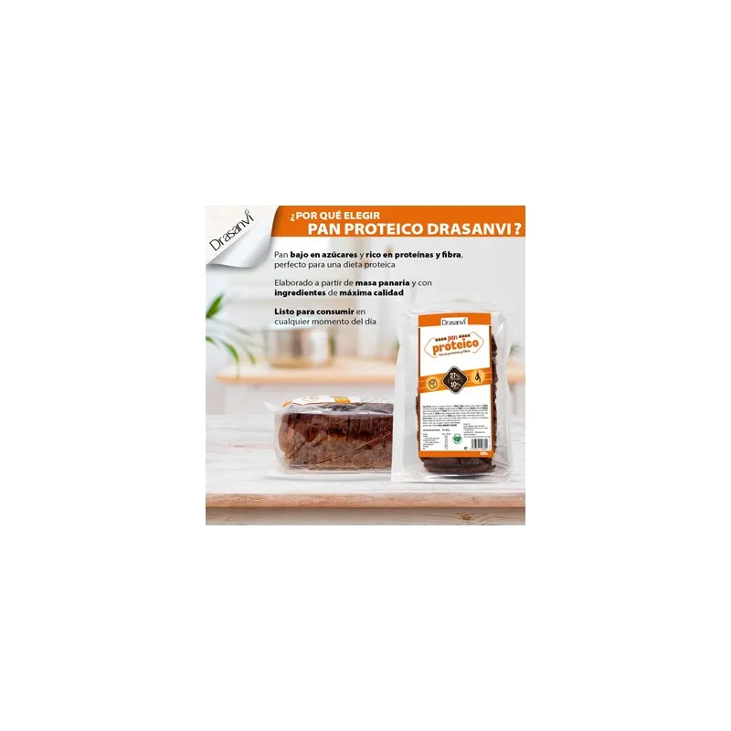 Pan Proteico 365g Drasanvi | Farmacia Barata Pan Proteico 365g Drasanvi | Farmacia Barata