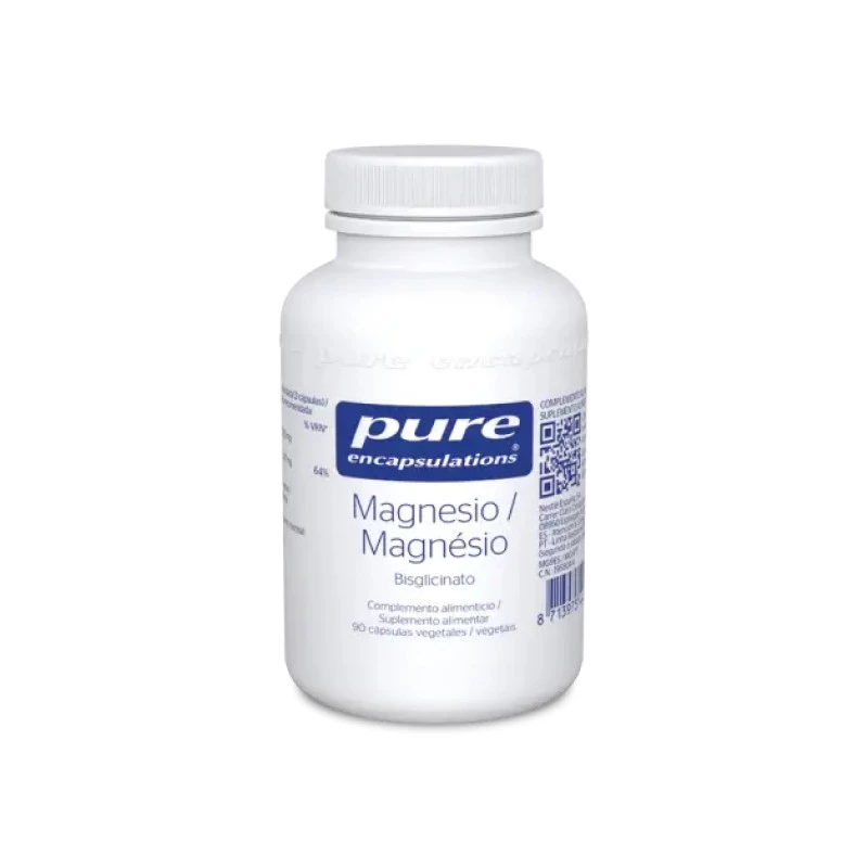 Pure Magnesio Bisglicinato, 90 Cápsulas Vegetales