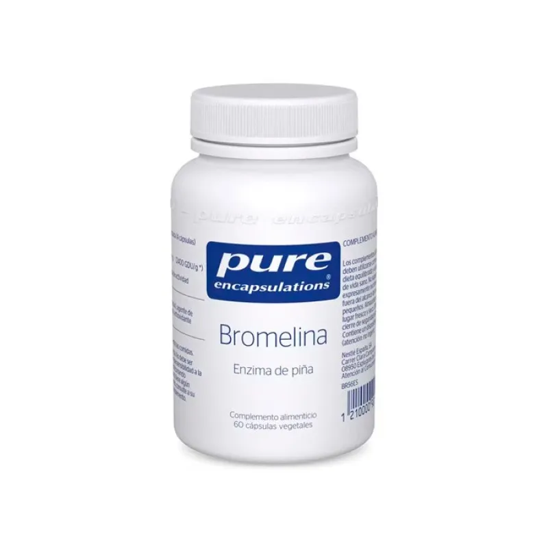 Pure Bromelina, 60 cápsulas vegetales Pure Bromelina, 60 cápsulas vegetales