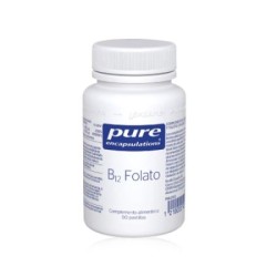Pure B12 Folato., 90 pastillas