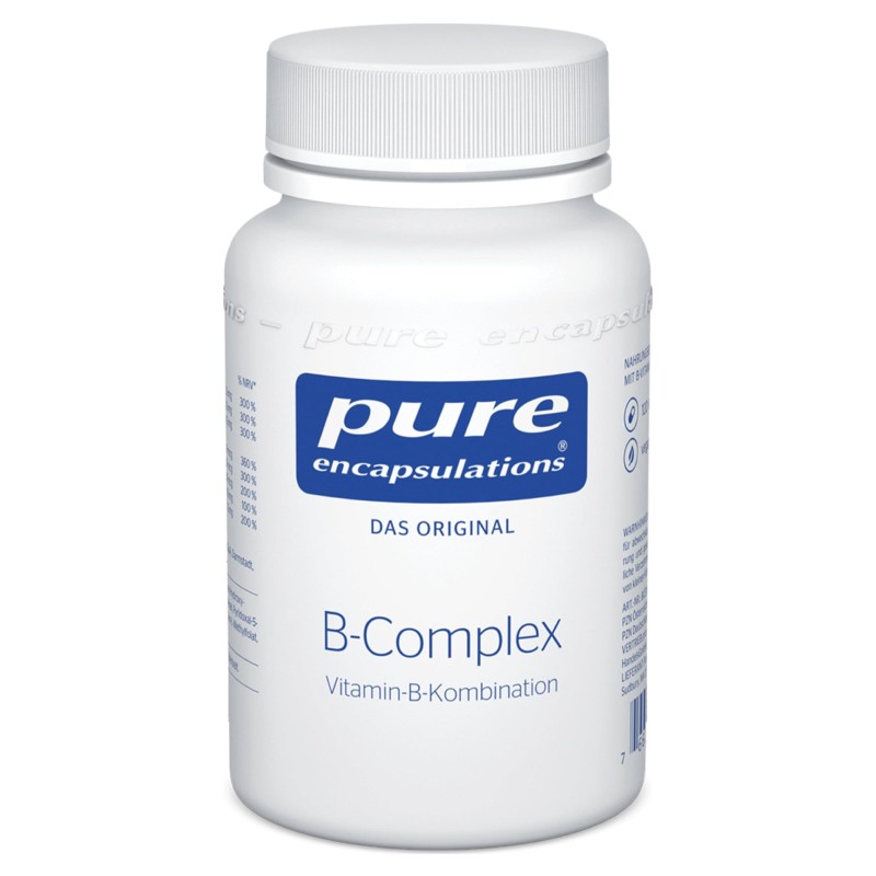 Pure Complejo-B Plus, 60 cápsulas vegetales