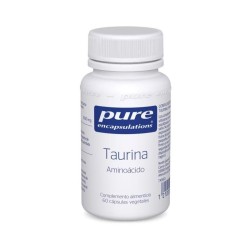 Pure Taurina, 60 Cápsulas Vegetales