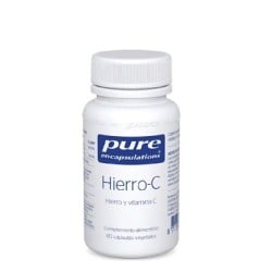 Pure Hierro-C, 60 Cápsulas Vegetales