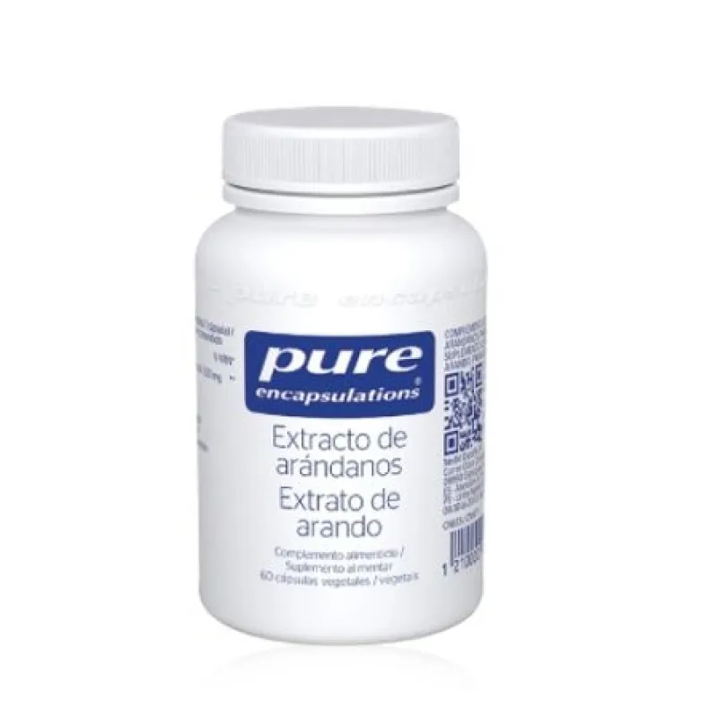 Pure Extractos de Arándanos, 60 Cápsulas Vegetales