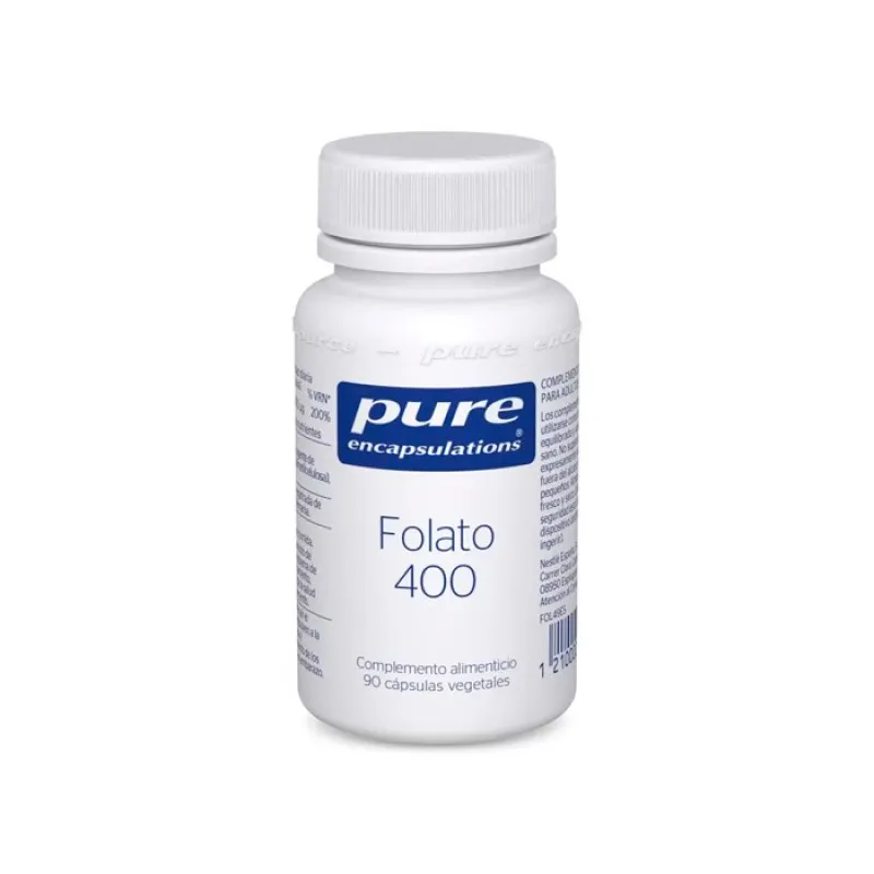 Pure Folato 400, 90 Cápsulas Vegetales