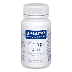 Pure Ginkgo plus, 60 Cápsulas Vegetales