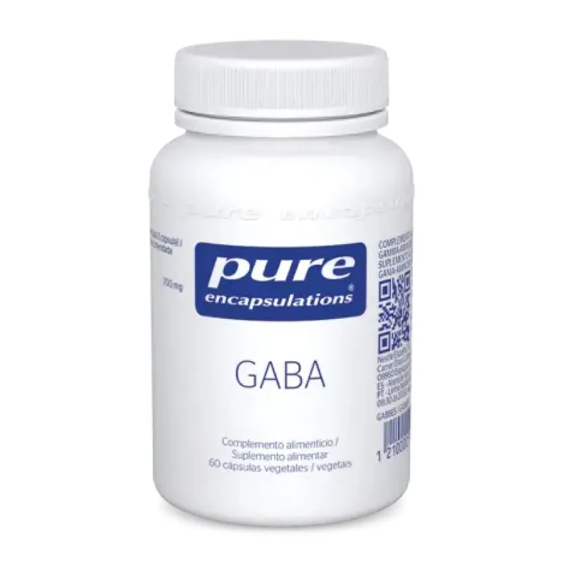 Pure GABA, 60 Cápsulas Vegetales Pure GABA, 60 Cápsulas Vegetales