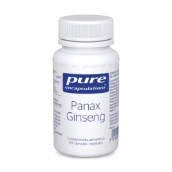 Pure Panax Gingseng, 60 Cápsulas Vegetales