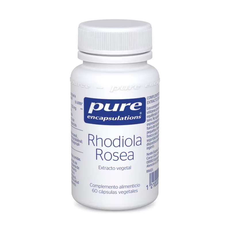 Pure Rhodiola Rosea, 60 Cápsulas Vegetales