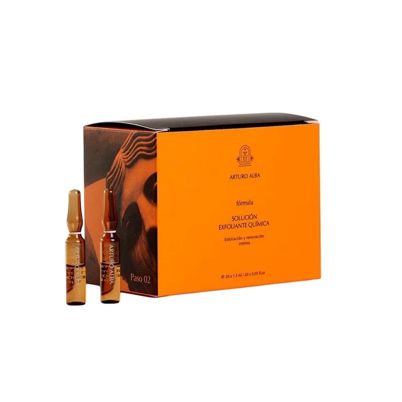 Arturo Alba solución química exfoliante, 20 ampollas
