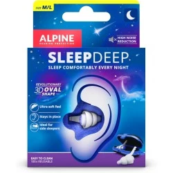 Alpine Sleepdeep Tapones Oidos Filtro Auditivo, 2 unidades