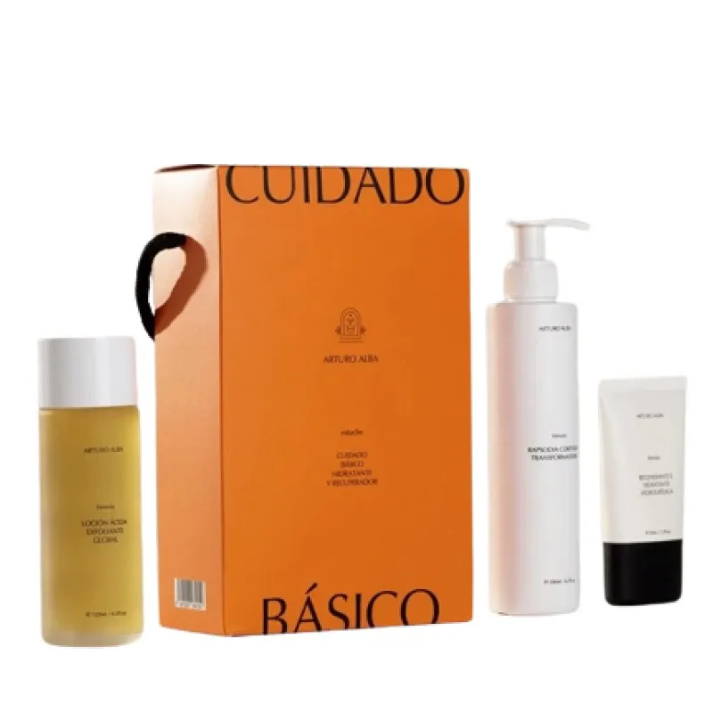 Arturo Alba Estuche Cuidado Basico Hidrolipidica + Locion Acida + Limpiadora Arturo Alba Estuche Cuidado Basico Hidrolipidica + Locion Acida + Limpiadora