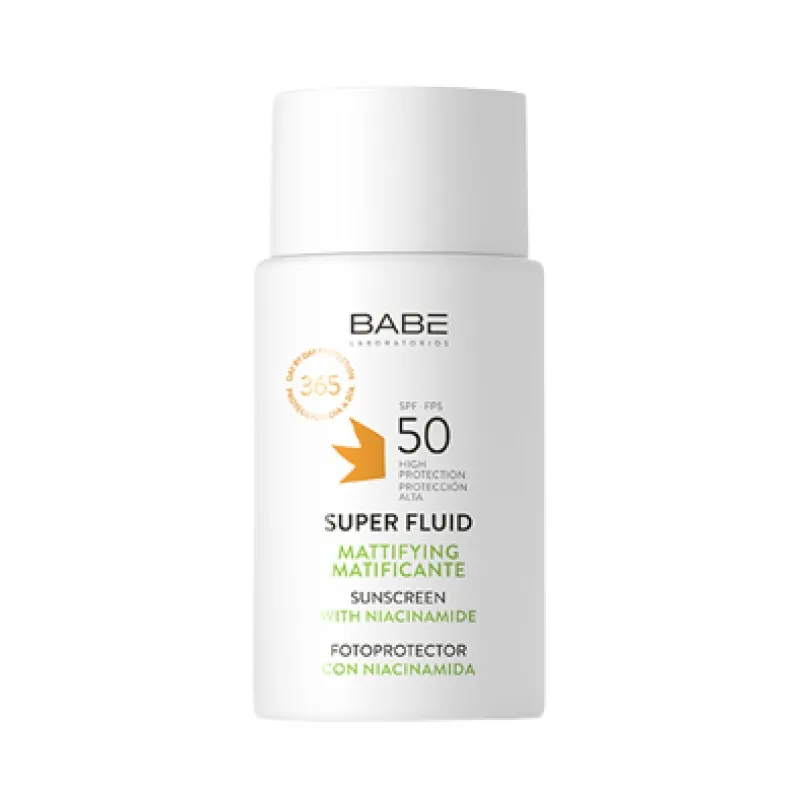 BABE Fotoprotector Super Fluido Matificante SPF50, 50 ml BABE Fotoprotector Super Fluido Matificante SPF50, 50 ml