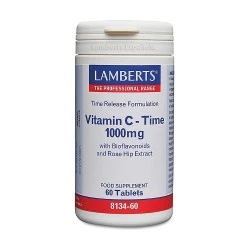 LAMBERTS Vitamina C 1000 mg. Liberación Sostenida, 60 comprimidos.
