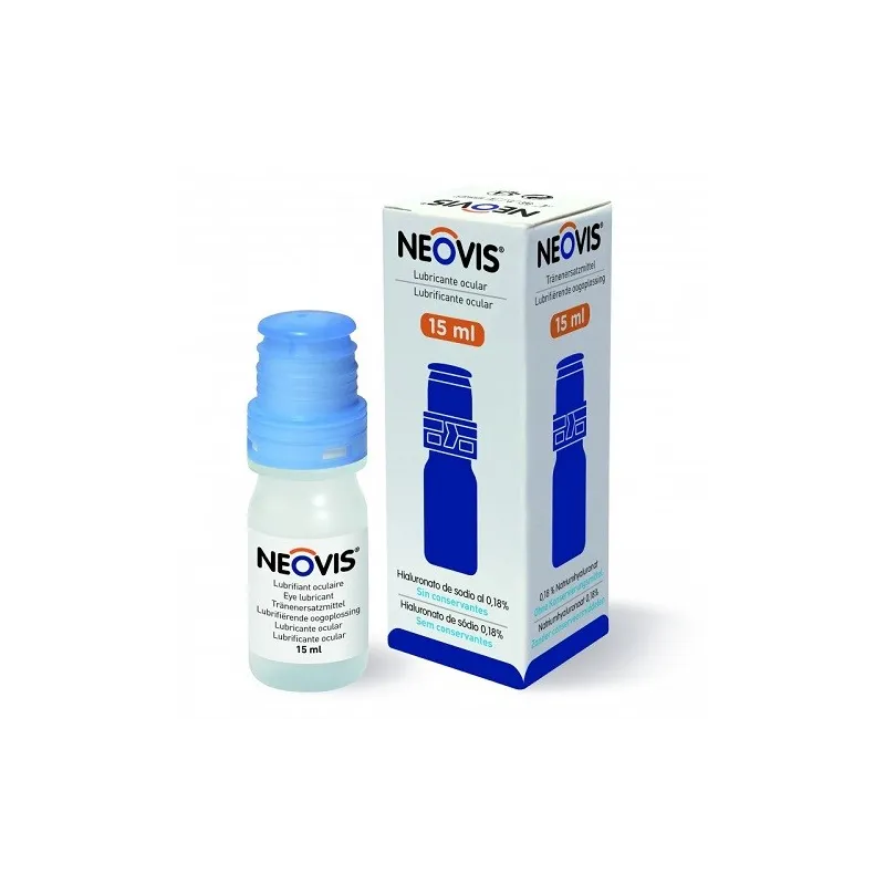 Neovis solucion lubricante ocular, 15 ml Neovis solucion lubricante ocular, 15 ml