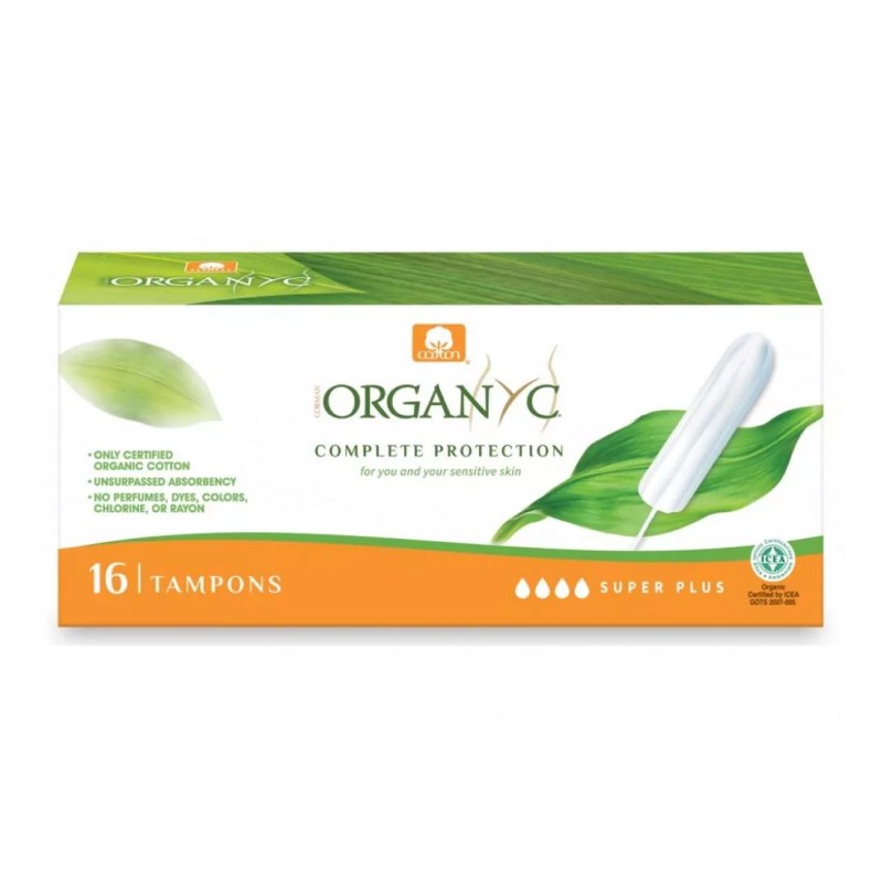 Organyc Tampon Super Plus, 16 unidades.