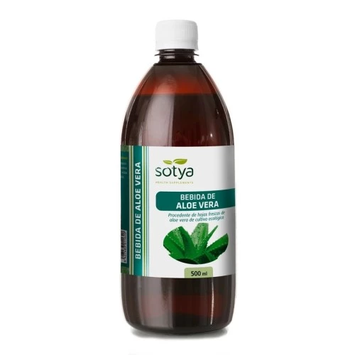 Sotya jugo de aloe vera ecológico. Laxante natural