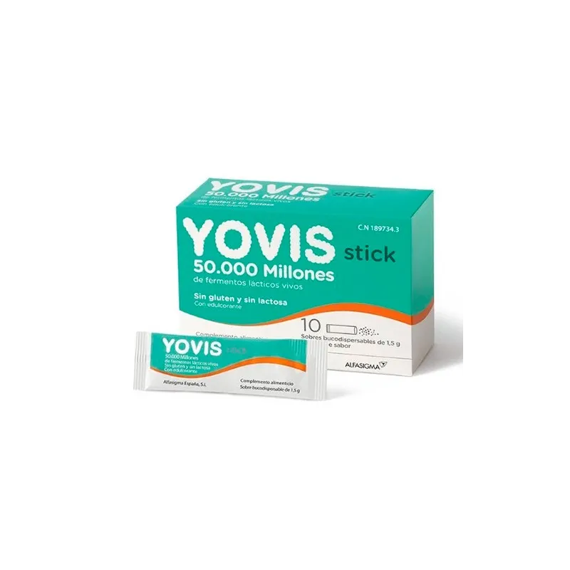 Yovis Stick, 10 sobres bucodispersables