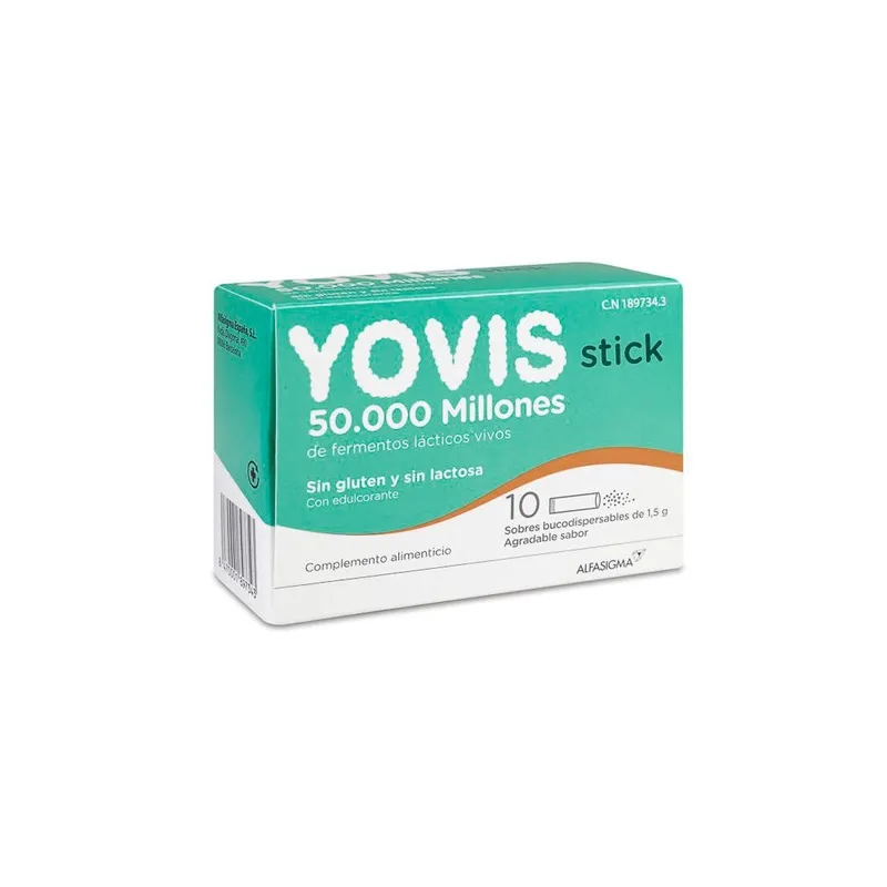Yovis Stick, 10 sobres bucodispersables