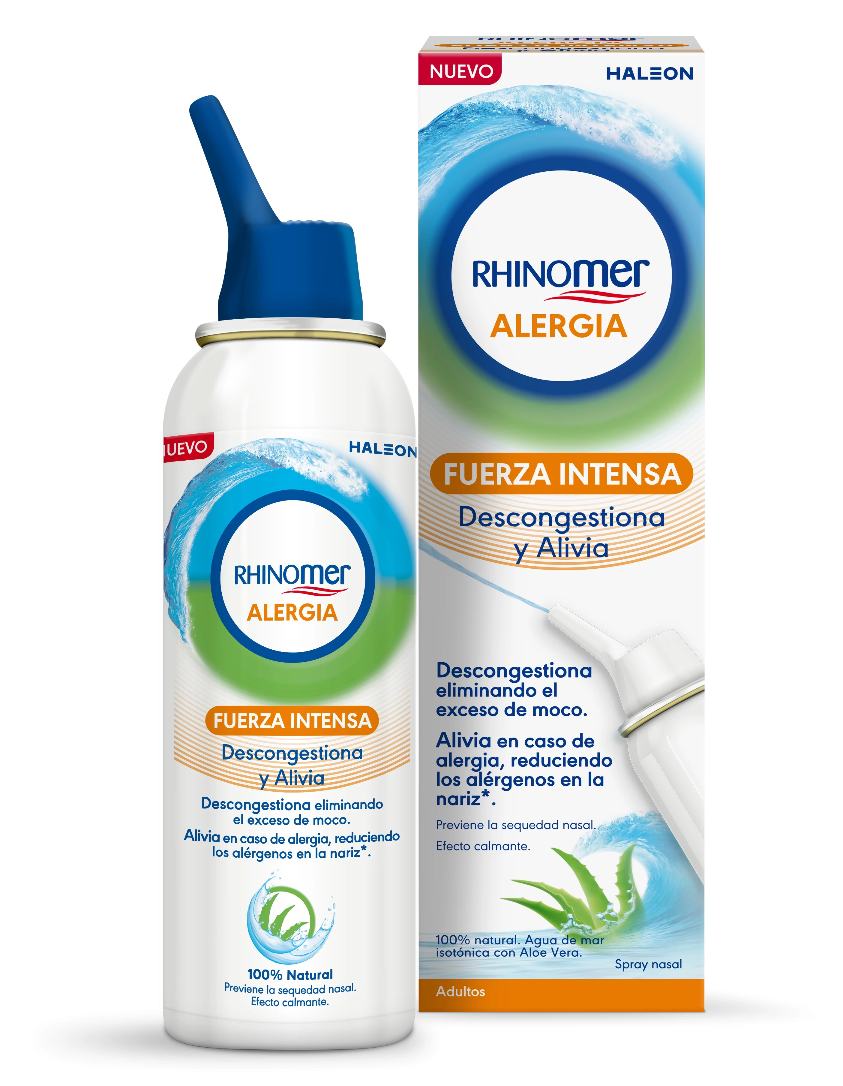 Rhinomer alergia fuerza intensa spray nasal, 100 ml