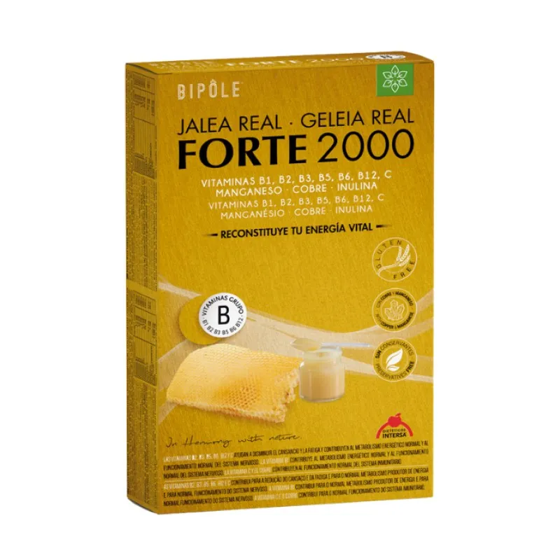 Intersa Jalea Real Forte 2000, 20 ampollas de 15 ml Intersa Jalea Real Forte 2000, 20 ampollas de 15 ml