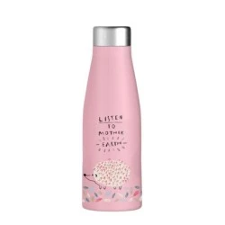 Suavinex Botella Acero Inox Color Rosa, 500 ml