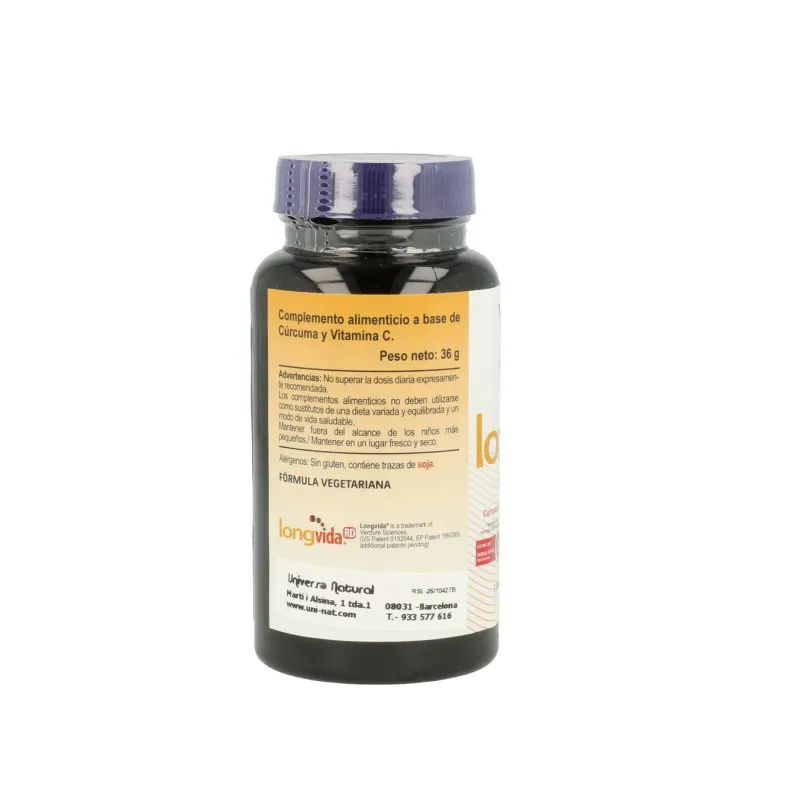 VByotics LongVida Cúrcuma optimizada, 60 cápsulas