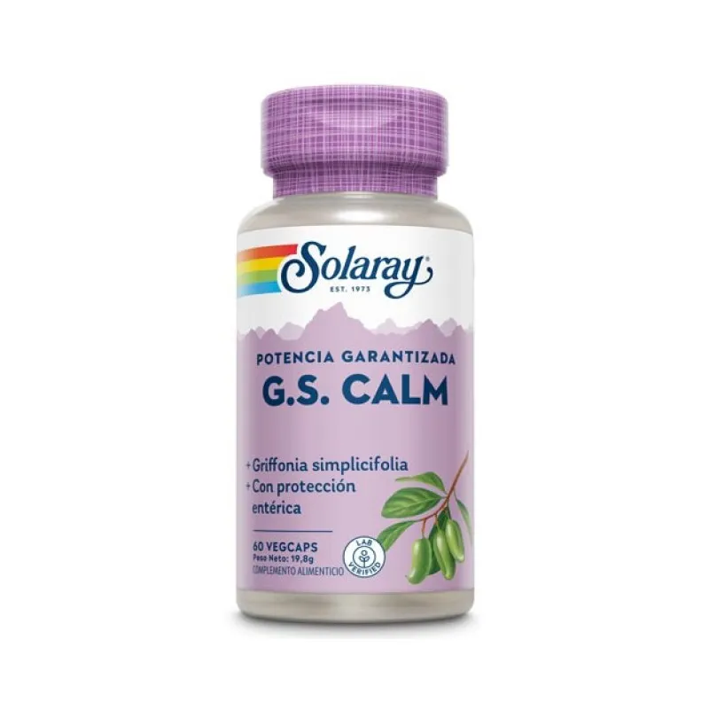 Solaray G.S. Calm, 60 cápsulas vegetales Solaray G.S. Calm, 60 cápsulas vegetales