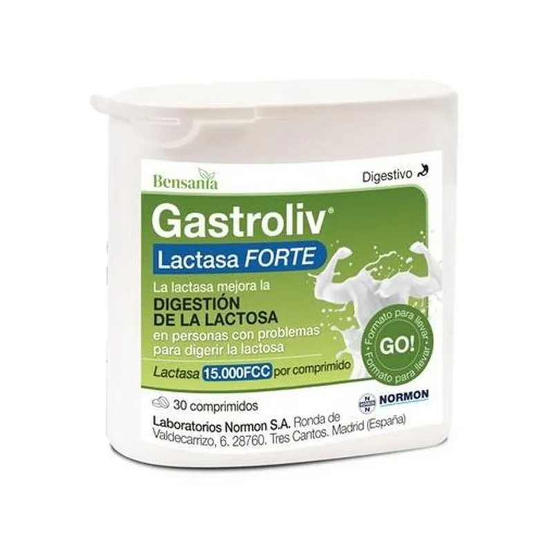 Gastrolic Lactasa, 15000 FCC, 30 comprimidos Gastrolic Lactasa, 15000 FCC, 30 comprimidos
