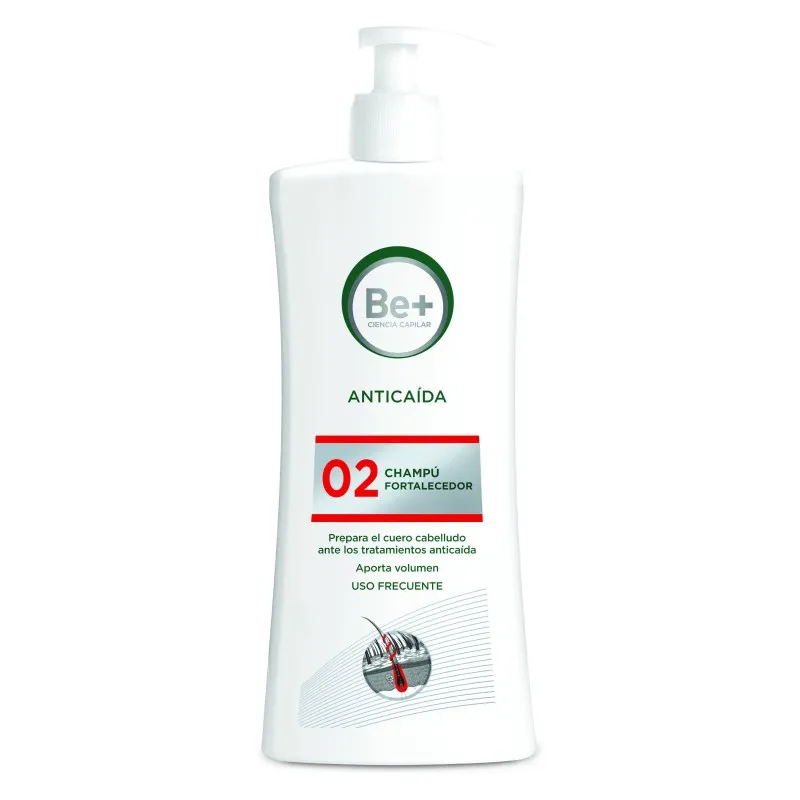 BE+ Anticaida Champu Fortalecedor, 250ml BE+ Anticaida Champu Fortalecedor, 250ml