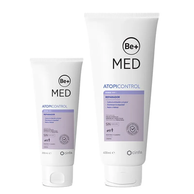 BE+ Med Atopicontrol Crema Hidrante Reparador, 400ml BE+ Med Atopicontrol Crema Hidrante Reparador, 400ml