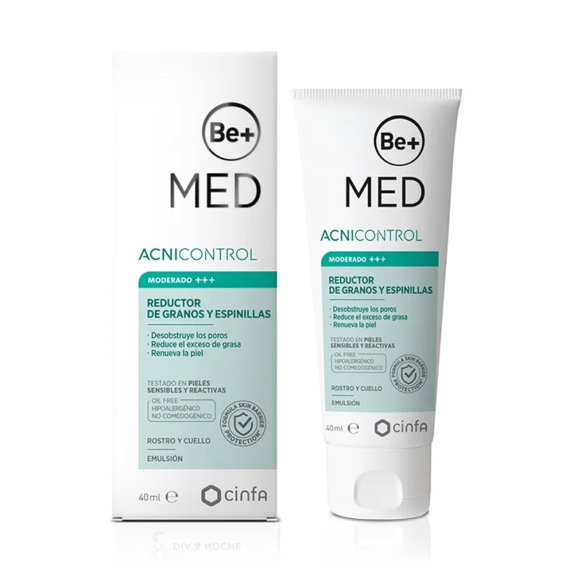 BE+ Med Acnicontrol Reductor Granos-Espinillas, 40ml BE+ Med Acnicontrol Reductor Granos-Espinillas, 40ml