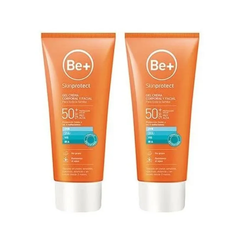 BE+ Skinprotect Gel Crema Duplo 2 x 200 ml BE+ Skinprotect Gel Crema Duplo 2 x 200 ml