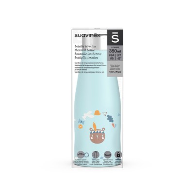 Suavinex Botella térmica Acero Inox. Azul, 500 ml