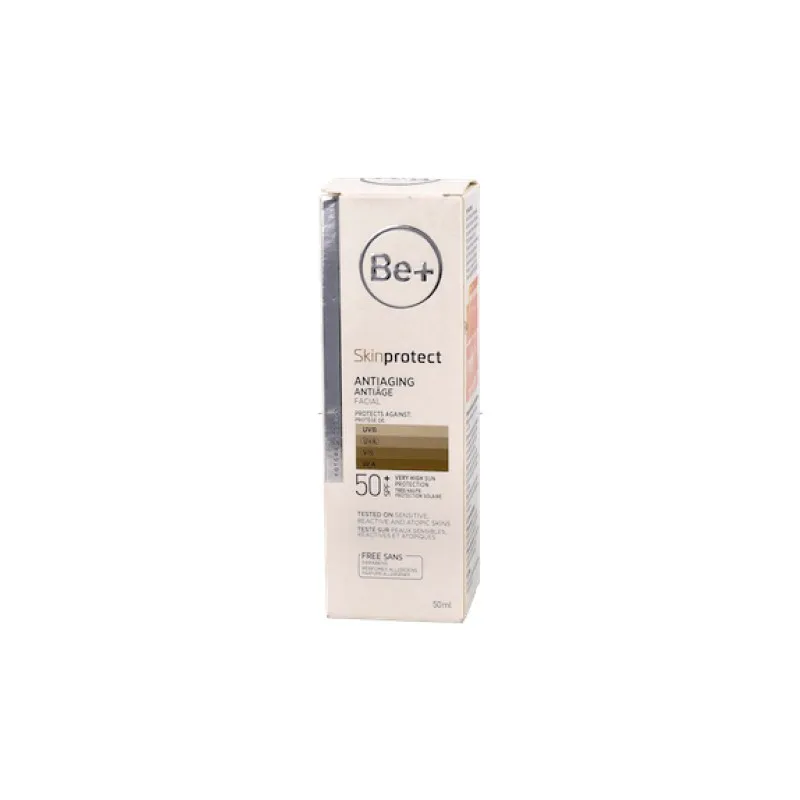 BE+ Skinprotect Antiedad Facial SPF50+, 50ml BE+ Skinprotect Antiedad Facial SPF50+, 50ml