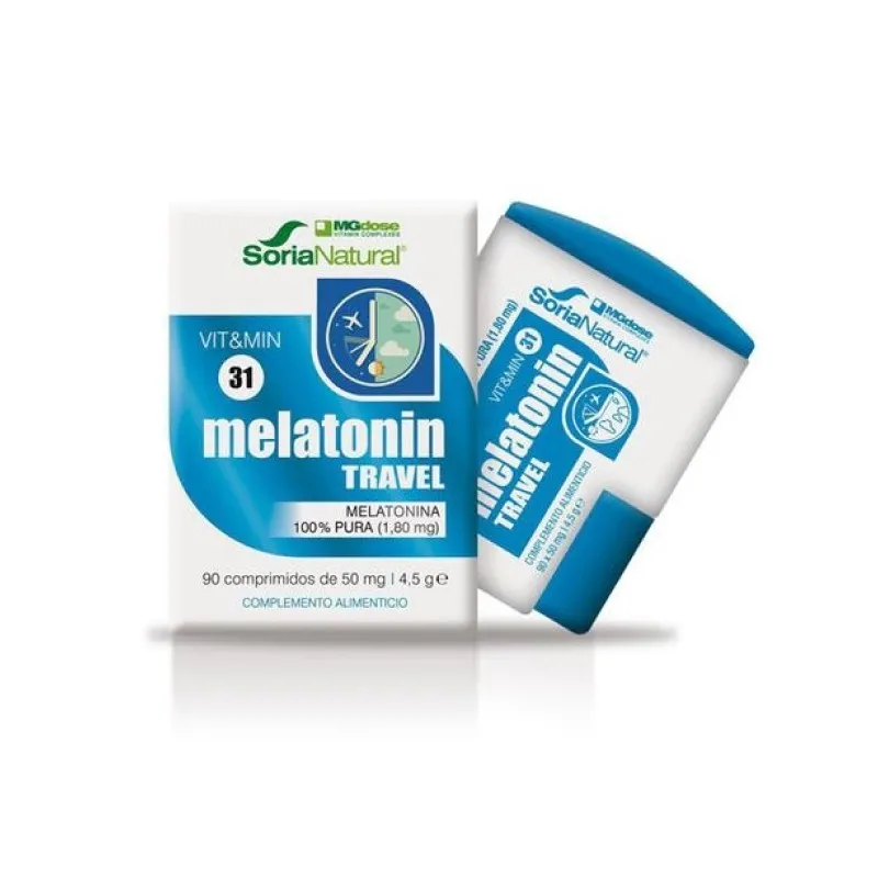 Soria Natural Melatonin Travel, 90 comprimidos Soria Natural Melatonin Travel, 90 comprimidos